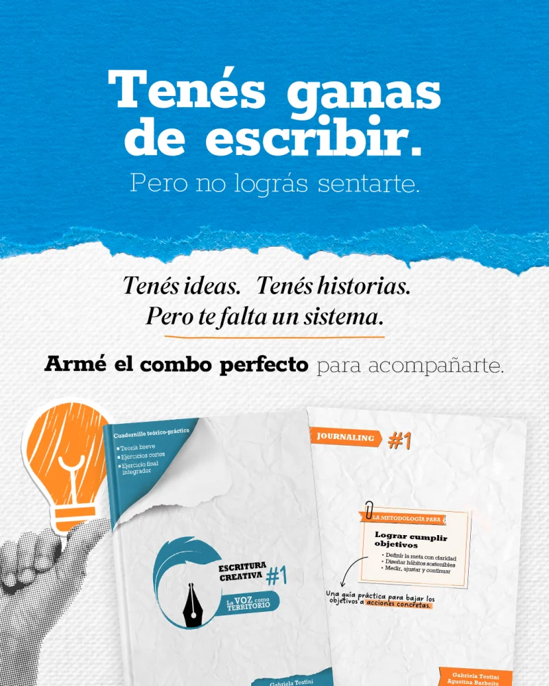 COMBO 1 - JOURNALING + ESCRITURA CREATIVA
