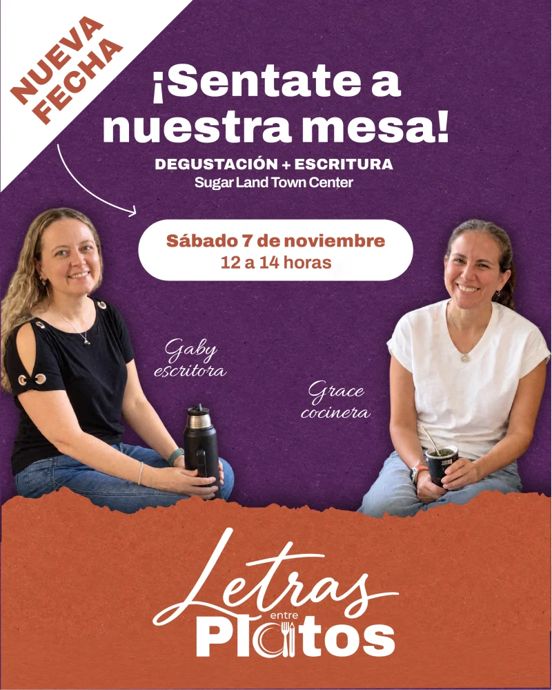 Letras entre Platos - NUEVA FECHA AGREGADA
