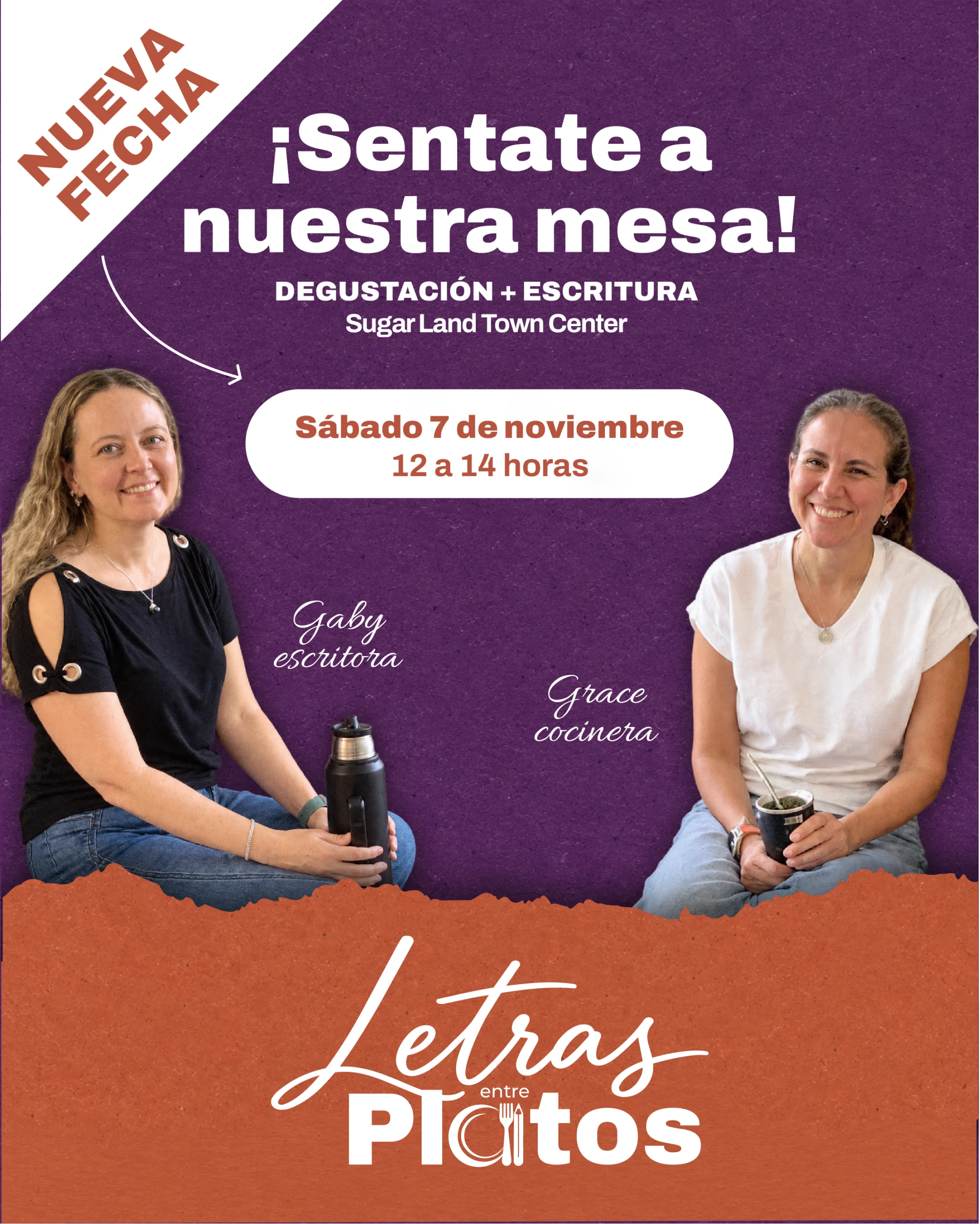 Letras entre Platos - NUEVA FECHA AGREGADA